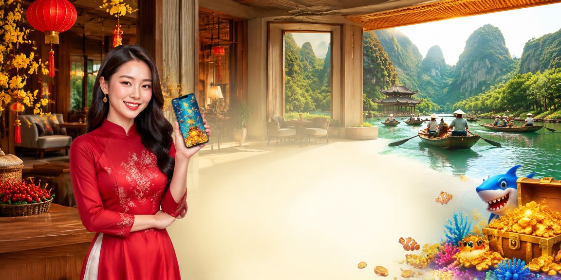 Người dùng Việt Nam đăng nhập tài khoản casino trên điện thoại di động tại quán cà phê